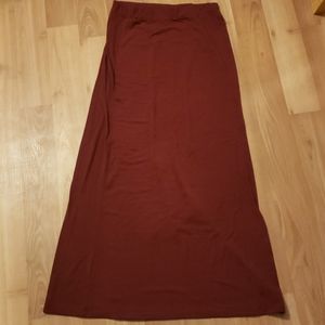 Streetwear Society Red Maxi Skirt